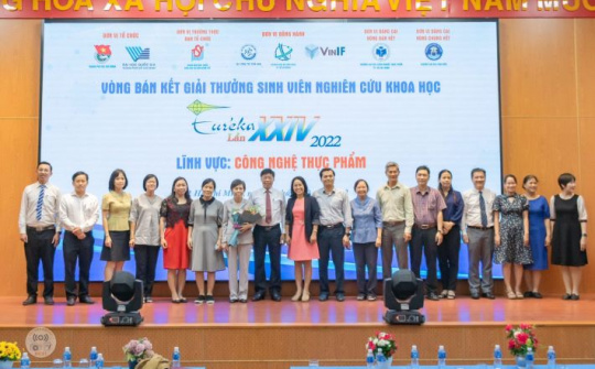 Kết quả vòng Bán kết Giải thưởng sinh viên nghiên cứu khoa học Euréka lần thứ 24 năm 2022